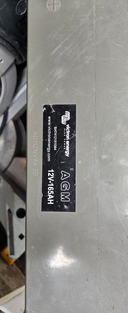 Victron Energy AGM Accu 12V 165Ah - Diepontlading, Ophalen, Gebruikt, Universele onderdelen