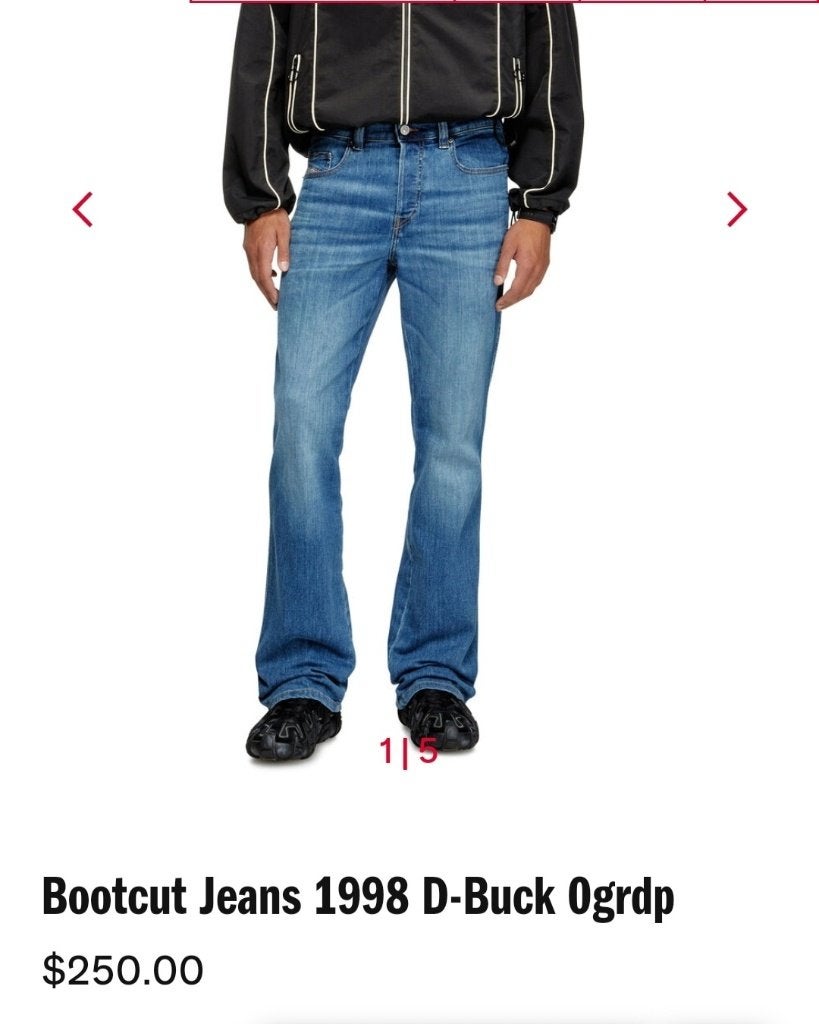 NIEUWE Diesel D-BUCK W32 L34 * 32x34 - BOOTCUT - #D3421, Diesel, Blauw, Diesel, Nieuw