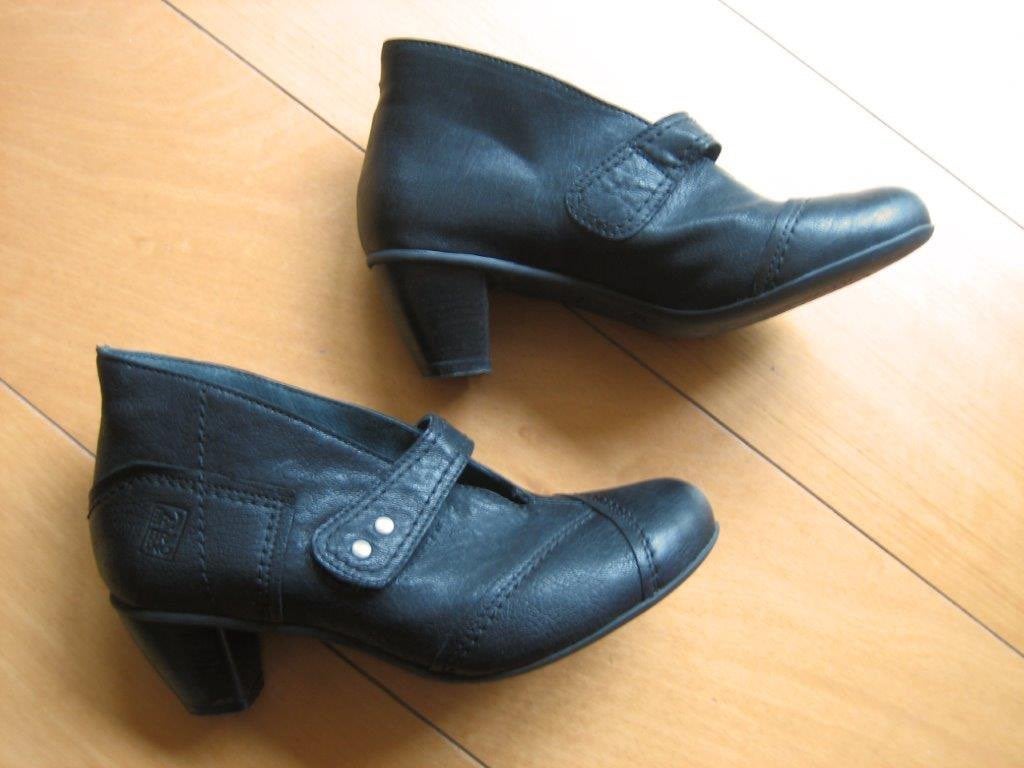 Elegante zwart leren enkelschoen BRAKO ANATOMICS 36 snazzeys, Kleding | Dames, Schoenen, Pumps, Verzenden, Zwart, Nieuw