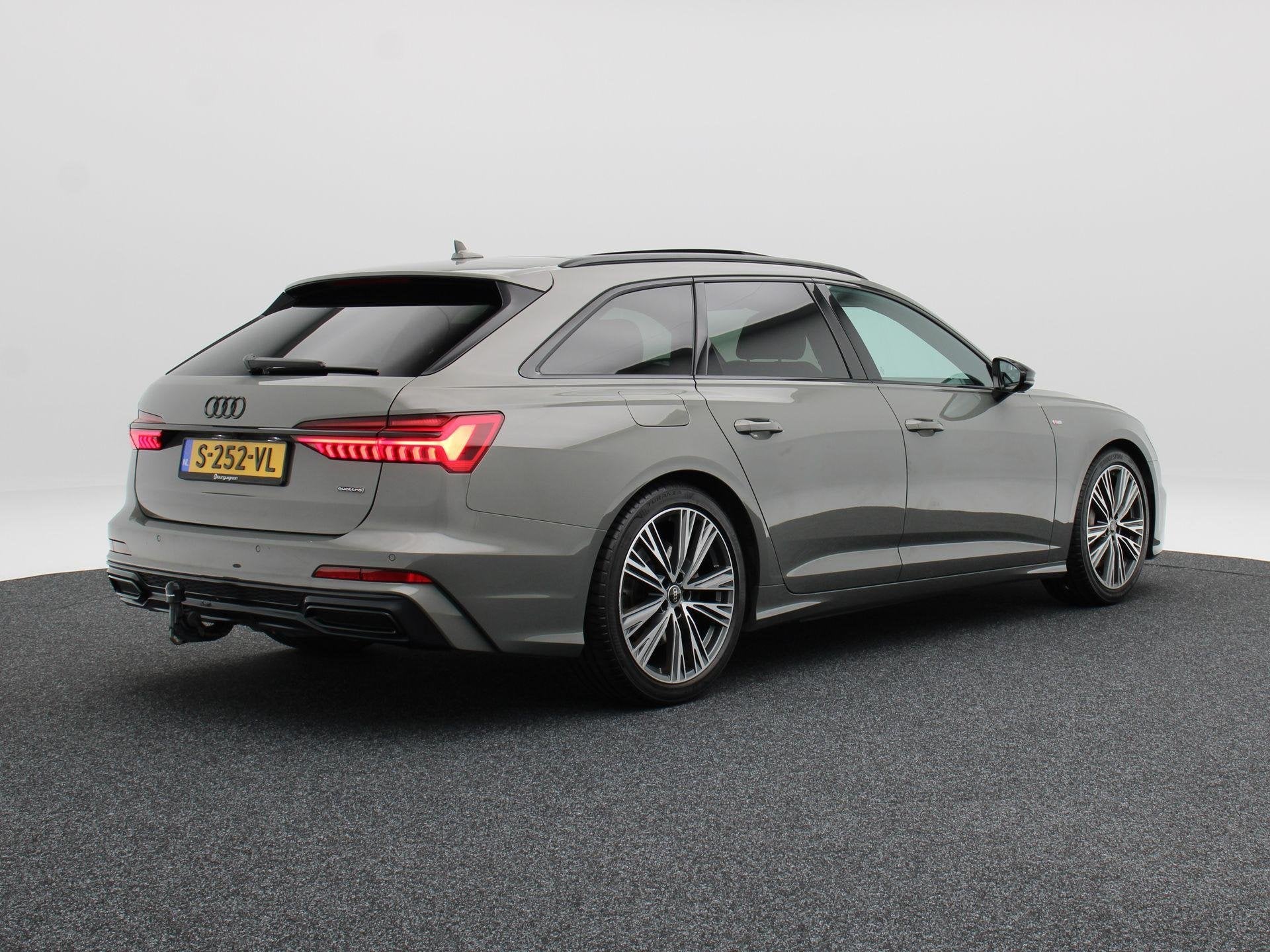 Audi A6 Avant 50 TFSi e 299 Pk quattro S-Line | Trekhaak | P, Auto's, Automaat, Dealer onderhouden, Gebruikt, 4 cilinders
