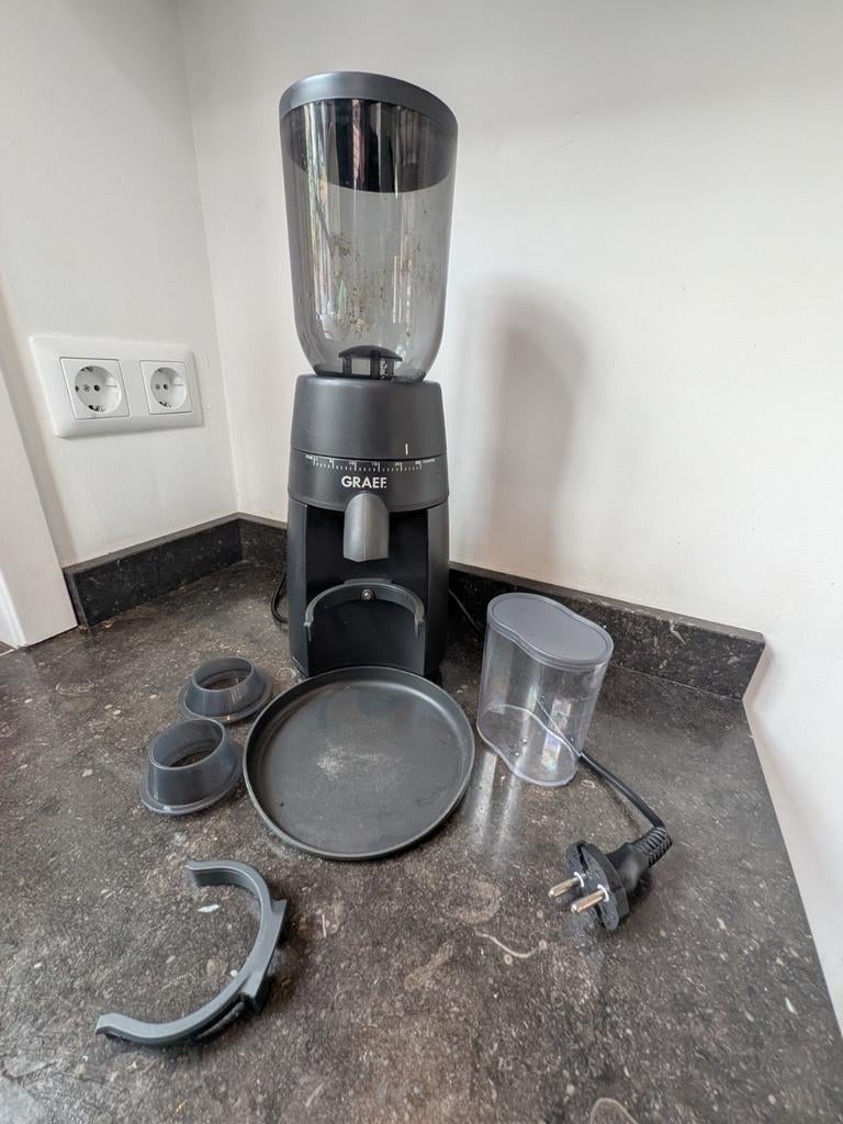 Gaggia Classic gereviseerd + PID + Graef CM702 maler - compl, Espresso apparaat, Refurbished, 2 tot 4 kopjes, Afneembaar waterreservoir