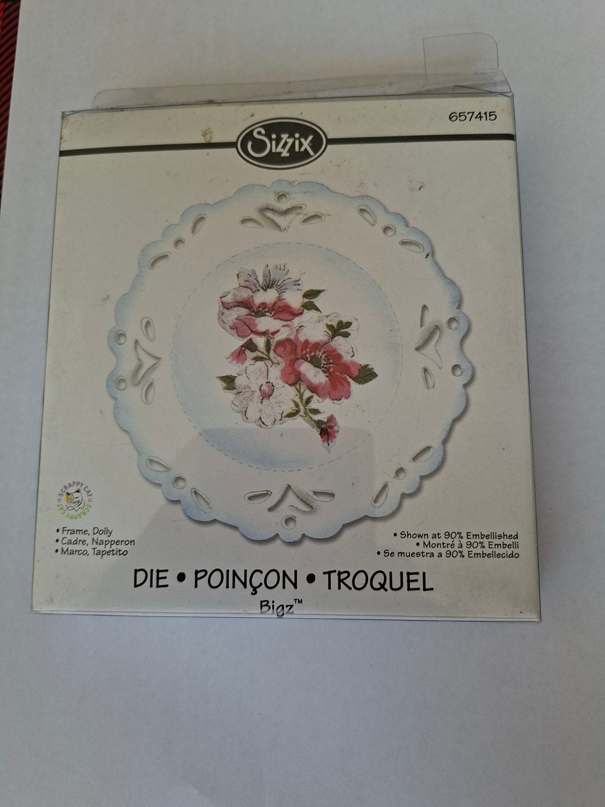 Nieuw Sizzix Bigz Snijmal 657415 Frame, Doily, Geschikt voor karton, Gereedschap of Toebehoren, Nieuw, Meerkleurig