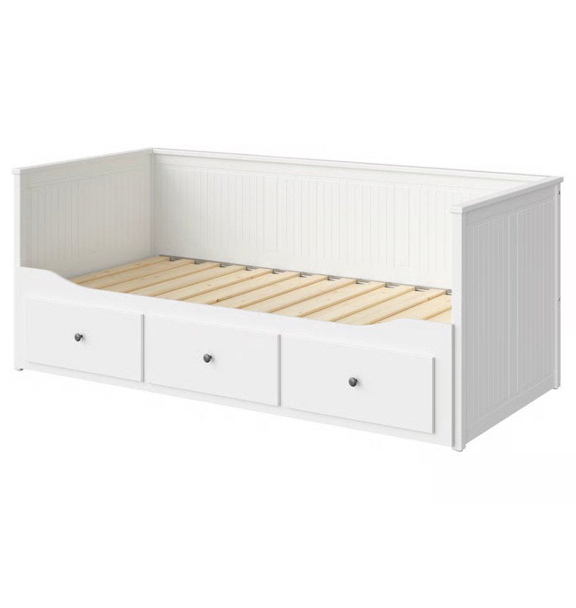 IKEA Hemmes bedbank (1-2 persoon bed), Huis en Inrichting, Ophalen, Eenpersoons, Wit, 80 cm