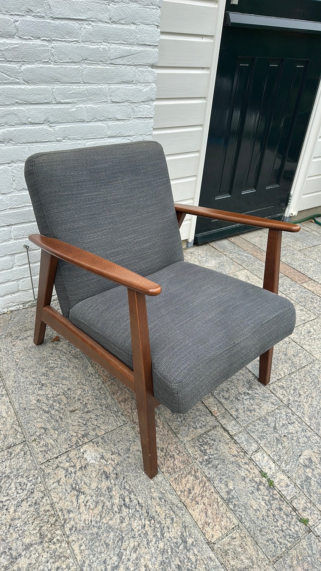 Ikea EKENÄSET fauteuil, Huis en Inrichting, Ophalen, Gebruikt, Hout, Eén