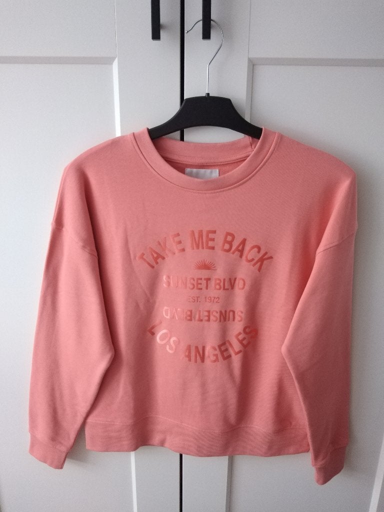 Cotton Club sweater peach/oranje maat S, Kleding | Dames, Oranje, Ophalen of Verzenden, Zo goed als nieuw, Maat 36 (S)