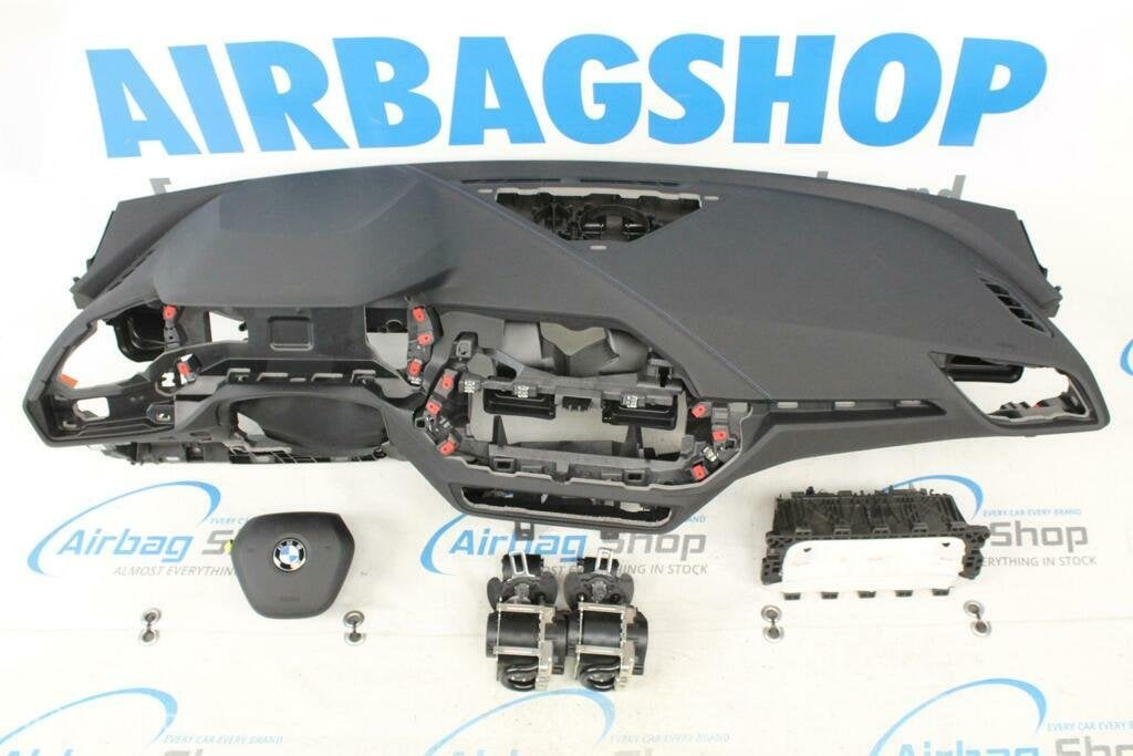 Airbag set Dashboard speaker blauwe stiksels BMW 1 serie F40, Auto-onderdelen, Gebruikt, Ophalen of Verzenden
