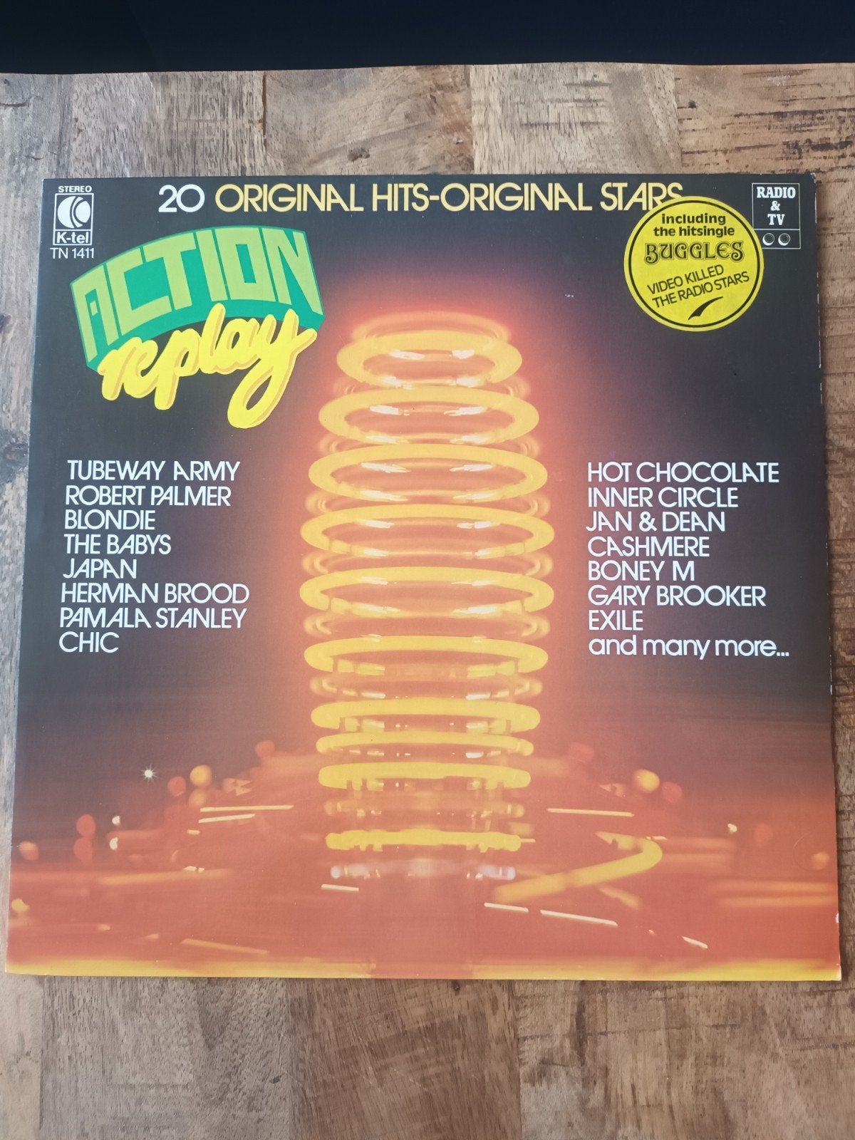 Vinyl Action Replay - 20 Original Hits - Original Stars LP, Complilatie, Ophalen of Verzenden, Gebruikt