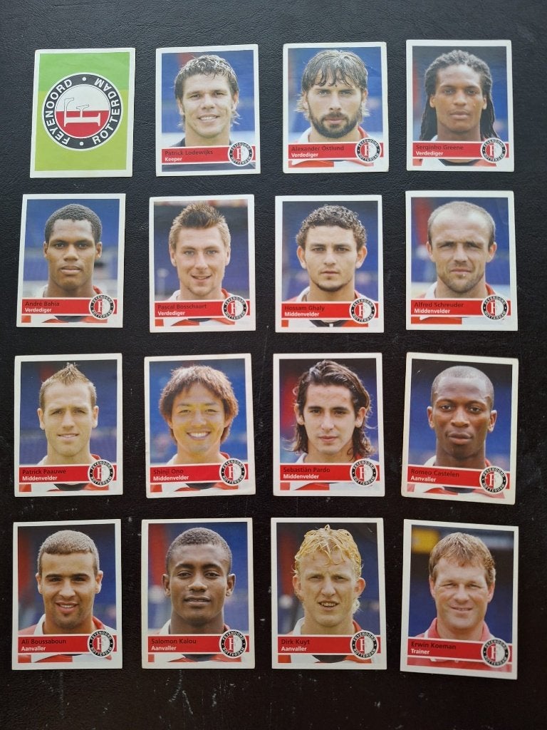 Complete set stickers Feyenoord 2005/06, Ophalen of Verzenden, Zo goed als nieuw, Feyenoord, Poster, Plaatje of Sticker
