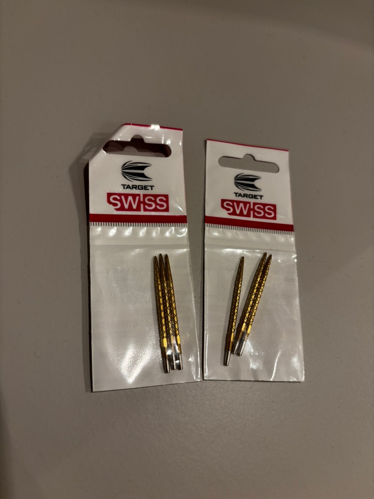 2x Target Swiss Point Diamond Pro Gold 35MM Nieuw, Ophalen, Nieuw, Pijlen