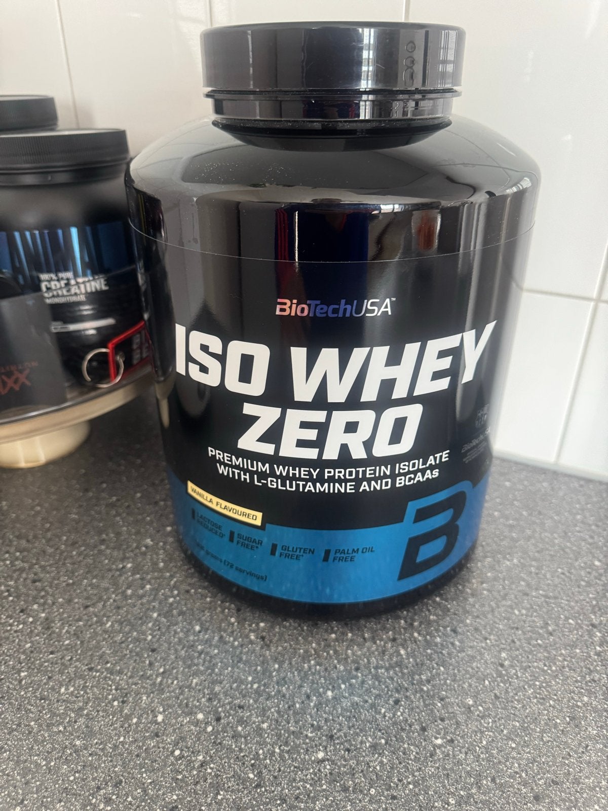 BioTechUSA ISO WHEY ZERO Eiwitpoeder Vanille 1816g, Ophalen, Nieuw, Poeder of Drank