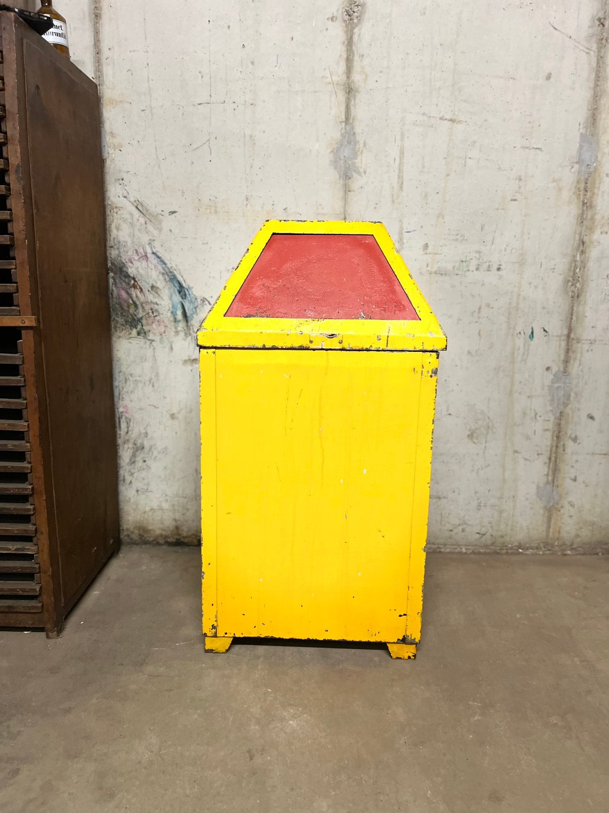Vintage afvalbak vuilnisbak prullenbak, Ophalen, Gebruikt, 40 liter of meer, 75 – 100