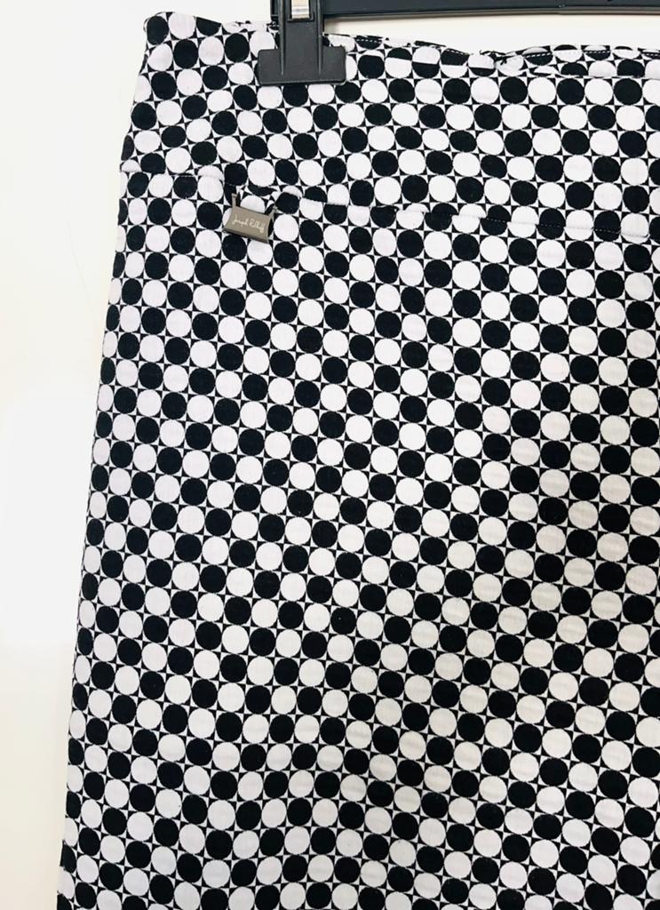 Joseph Ribkoff zwart/witte pantalon maat 46(vj), Zwart, Maat 46/48 (XL) of groter, Ophalen of Verzenden, Zo goed als nieuw
