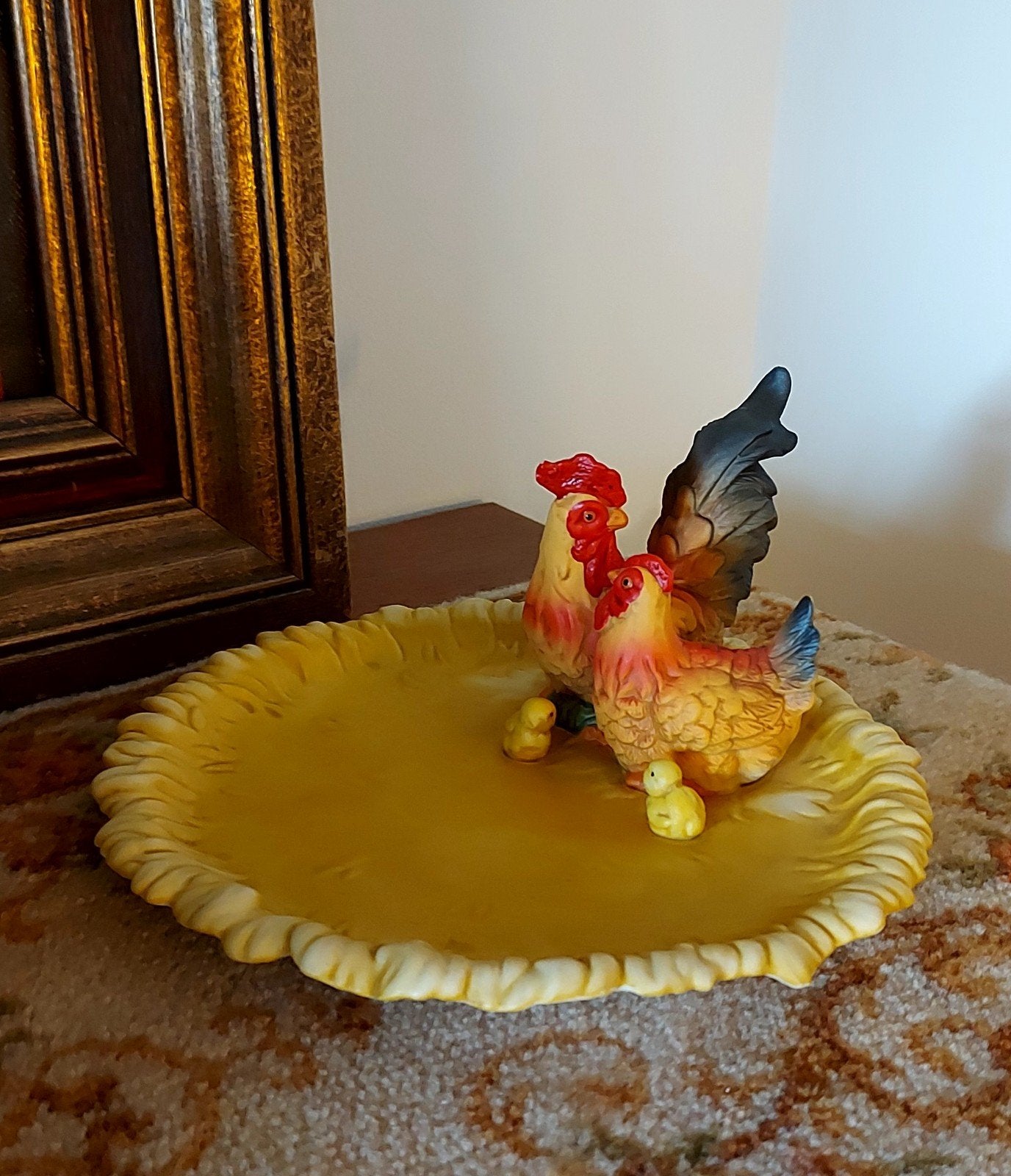 Mooi! vintage schaaltje met kip en haan, Ophalen, Winnie de Poeh of vrienden, Zo goed als nieuw, Servies