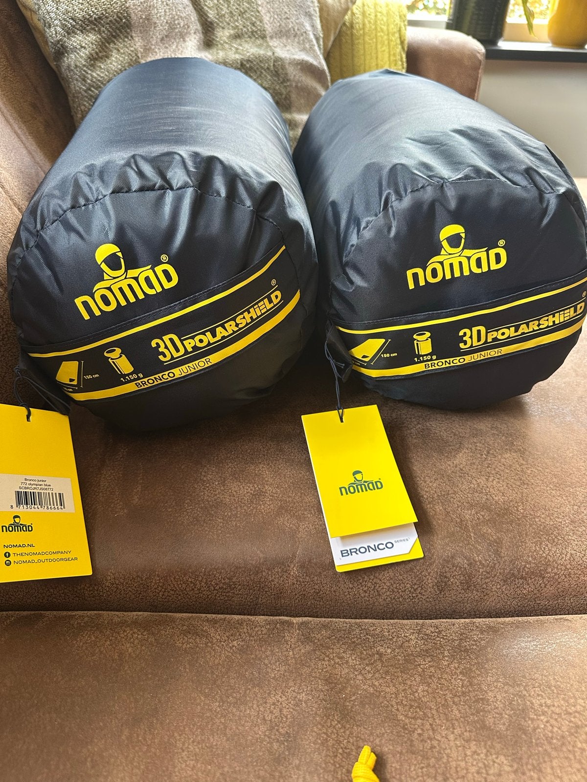 2 x Nomad Bronco Junior Slaapzak - Nieuw 2 stuks, Ophalen, Nieuw