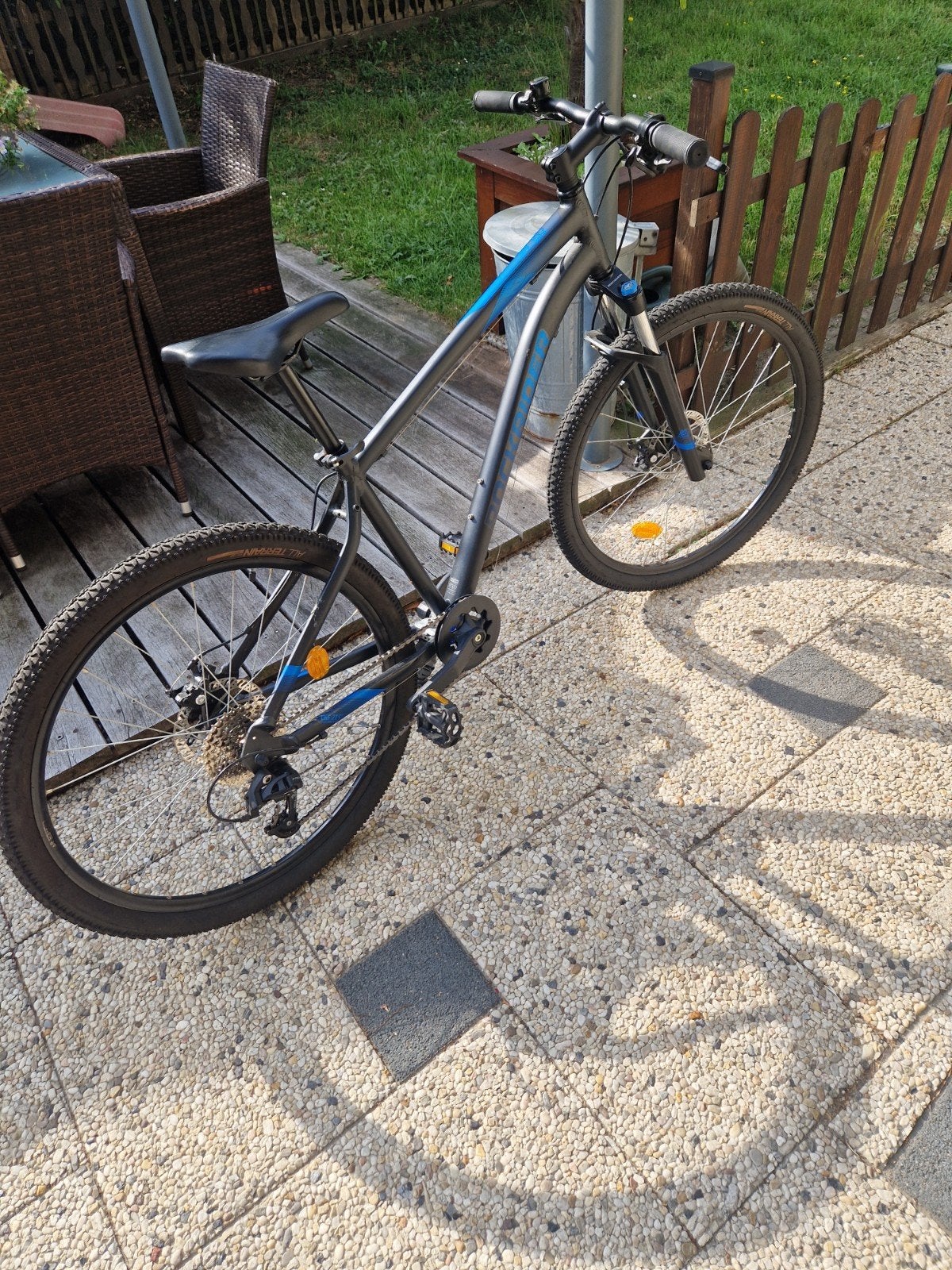 Rockrider ST120 Mountainbike - Zo goed als nieuw, Vering, Zo goed als nieuw, Schijfrem, 53 tot 57 cm