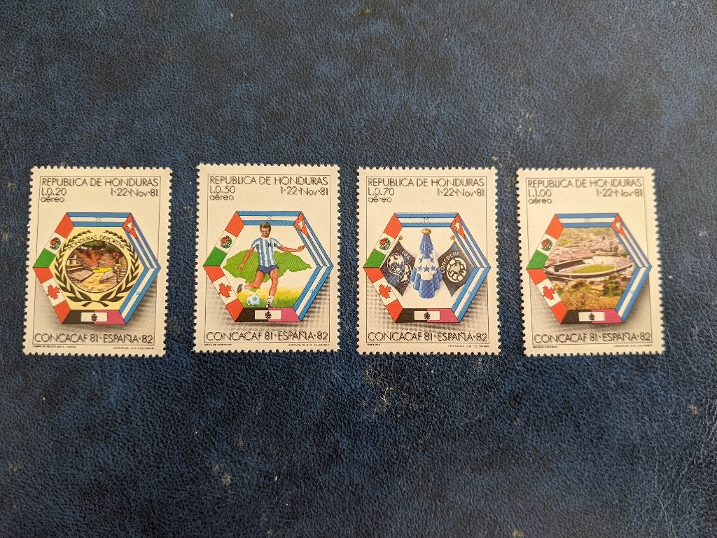 HONDURAS 1981; serie WK VOETBALLEN, Verzenden, Postfris, Sport