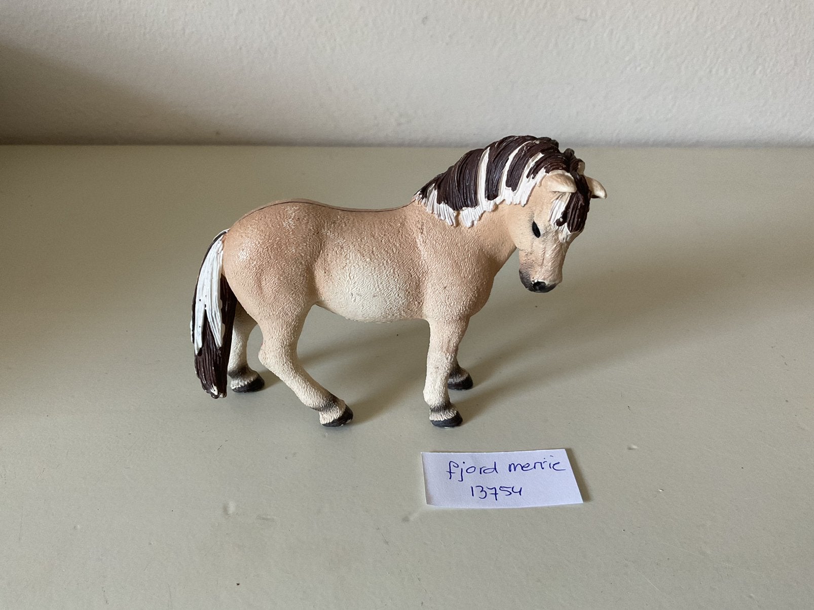 Schleich fjord merrie 13754, Verzenden, Gebruikt, Paard, Beeldje of Figuurtje