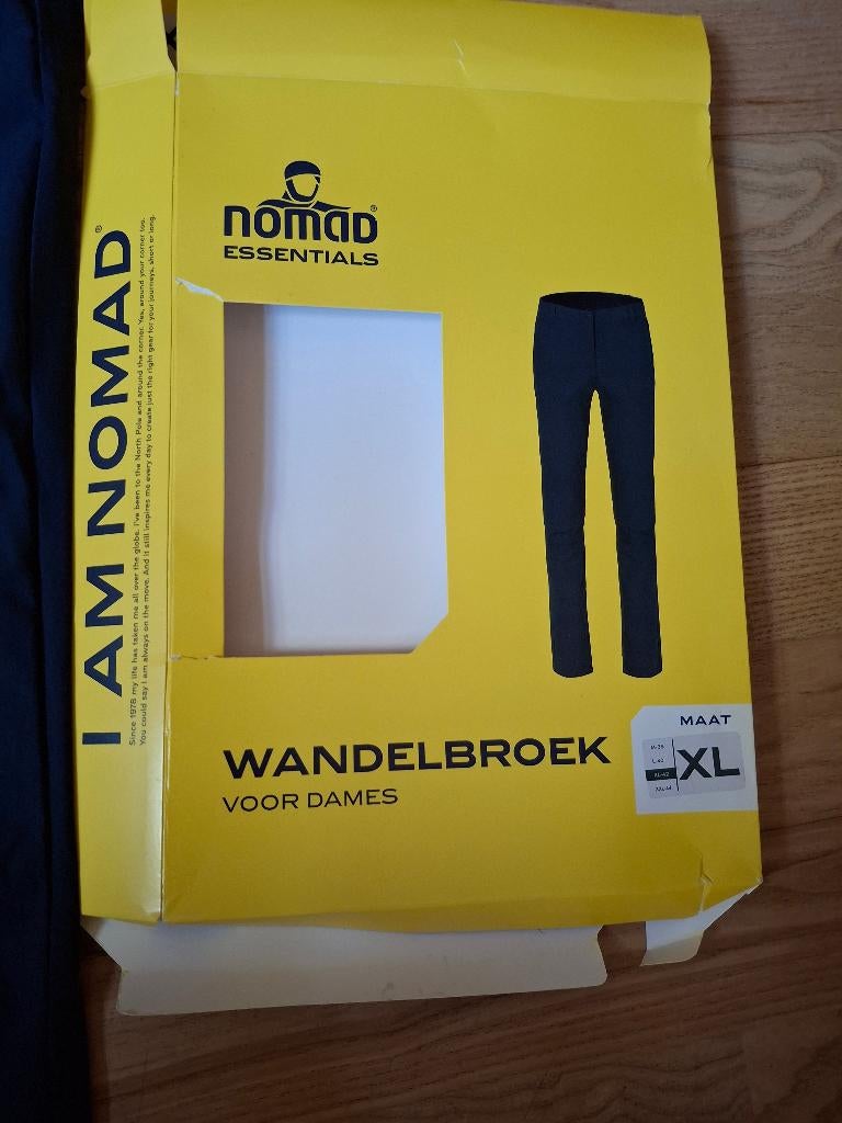 Wandelbroek dames nomad maat l en xl  donkerblauw, Ophalen of Verzenden, Nieuw, Kleding