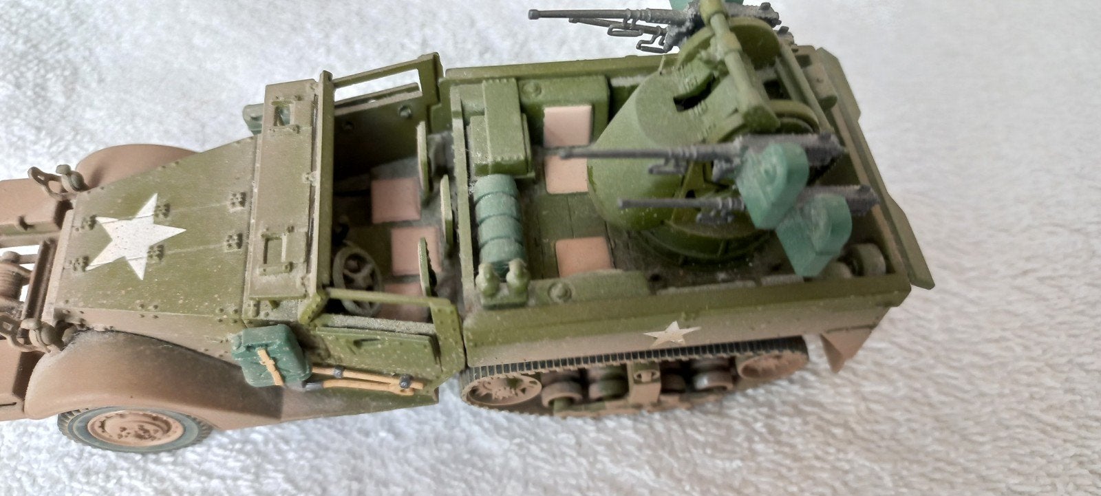 Gorgi toys militair half track met vierling, Ophalen of Verzenden, Nieuw, Bus of Vrachtwagen