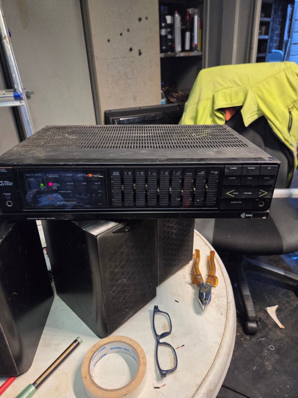 versterker defect, Ophalen of Verzenden, Gebruikt, Minder dan 500 watt