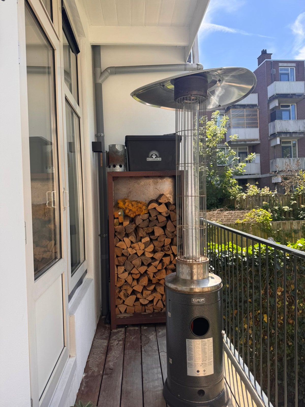 Terrasverwarmer, Ophalen, Gebruikt, Gas, Vloer