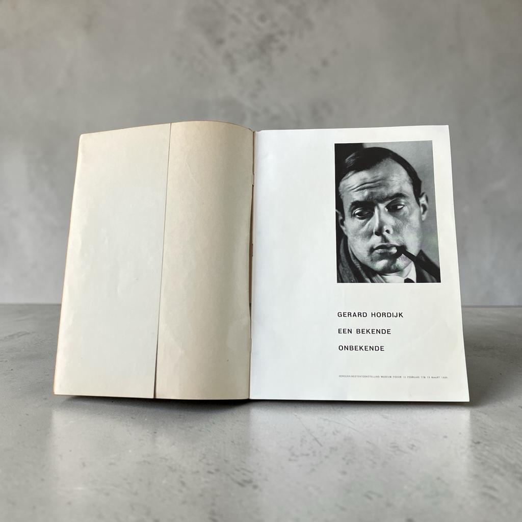 Gerard Hordijk catalogus 1959 herdenkingstentoonstelling, Ophalen of Verzenden, Gelezen, Schilder- en Tekenkunst