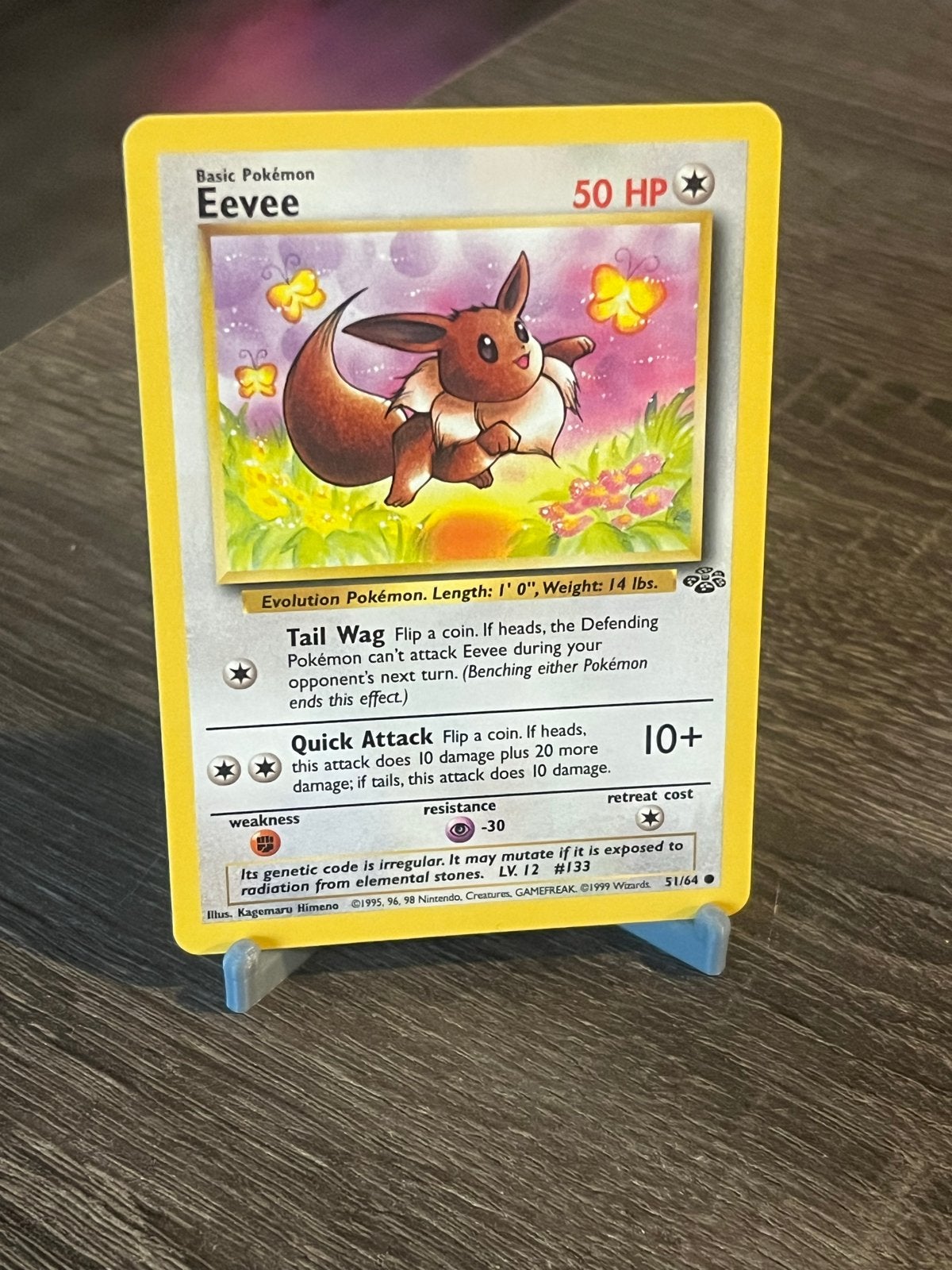 Eevee (51/64) - Jungle - EX, Ophalen of Verzenden, Zo goed als nieuw, Losse kaart