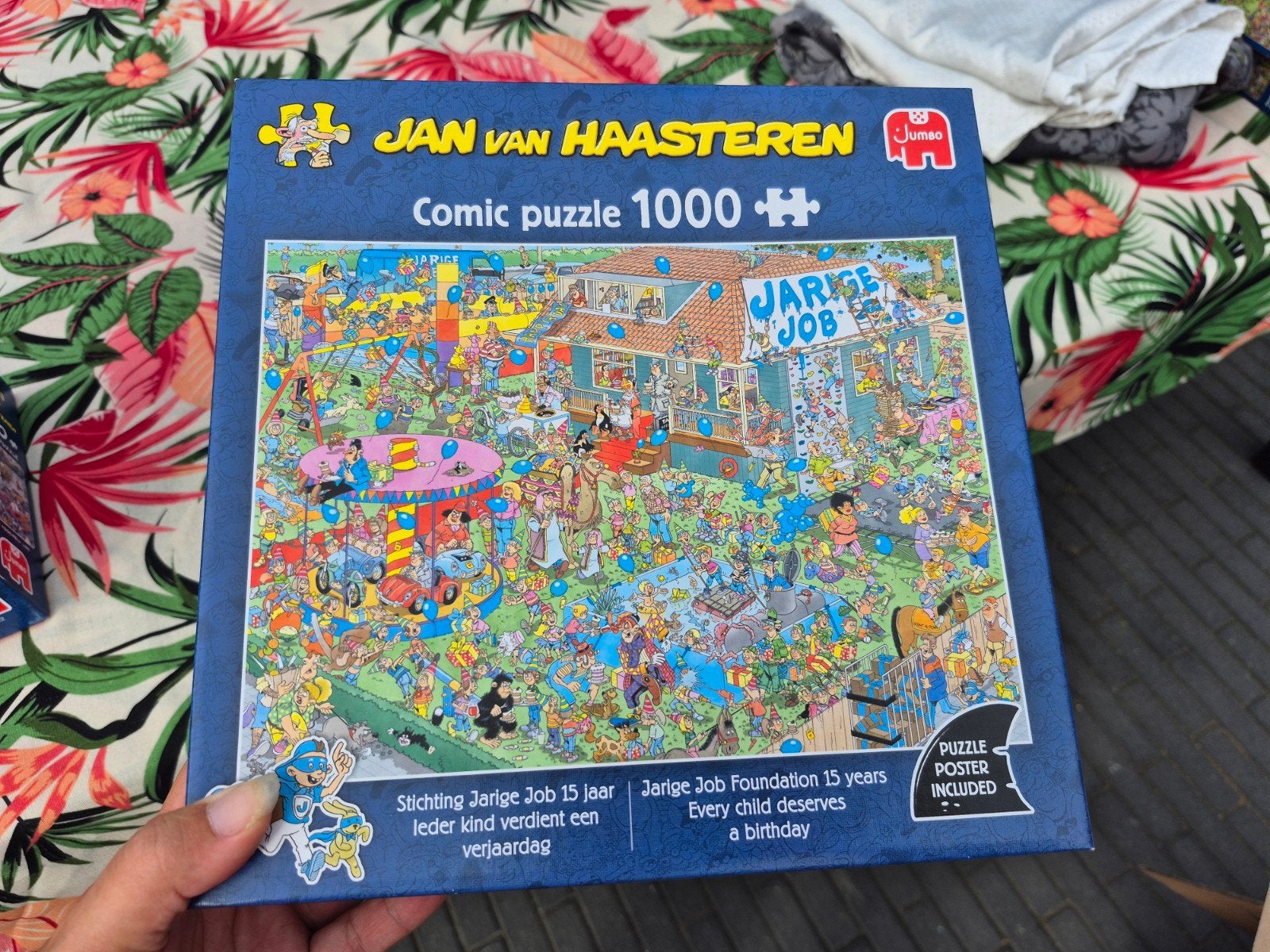 jan van haasteren puzzels 1000stukjes, Ophalen, 500 t/m 1500 stukjes, Zo goed als nieuw, Legpuzzel