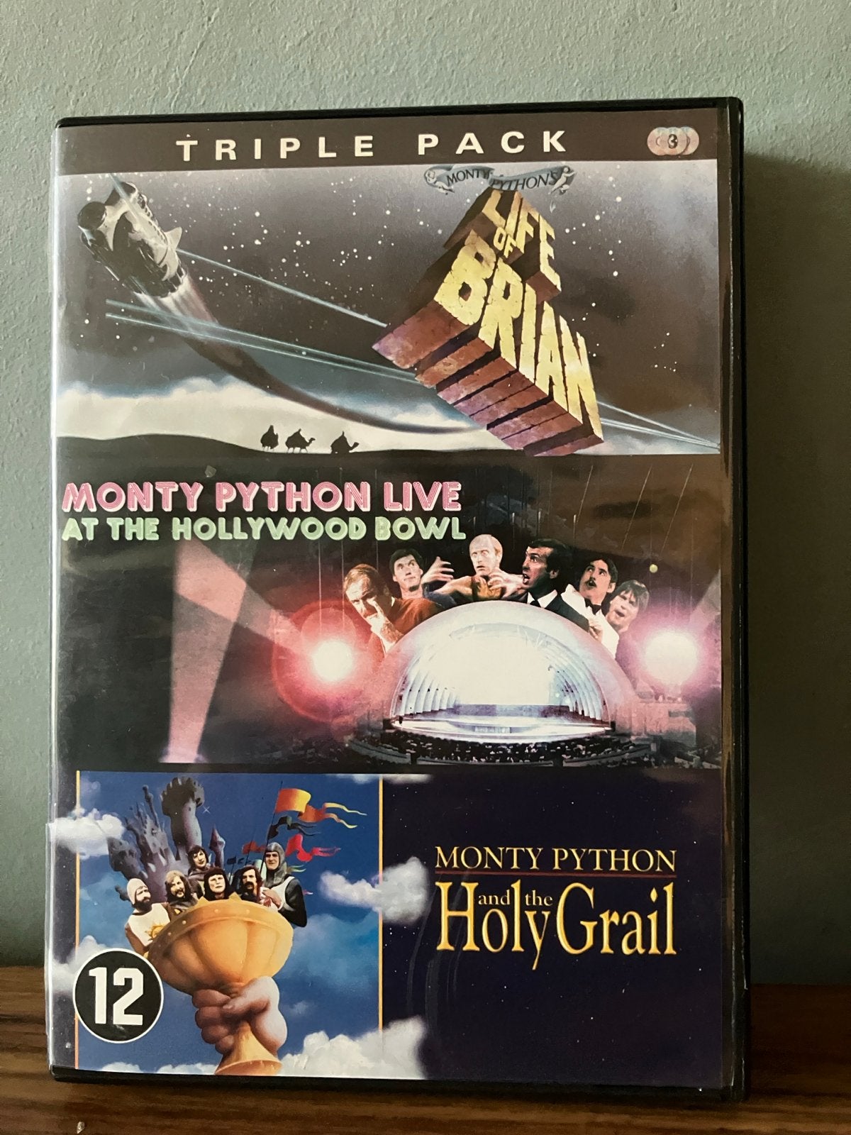 Monty Python Triple Pack: Life of Brian, Holy Grail, Live, Nederlands, Ophalen of Verzenden, Vanaf 12 jaar, Gebruikt