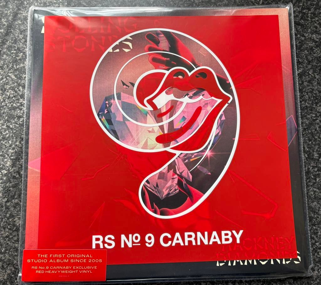 Rolling Stones Hackney Diamonds LP RS N0 9 Carnaby red vinyl, Ophalen of Verzenden, Nieuw in verpakking, 12 inch, Poprock