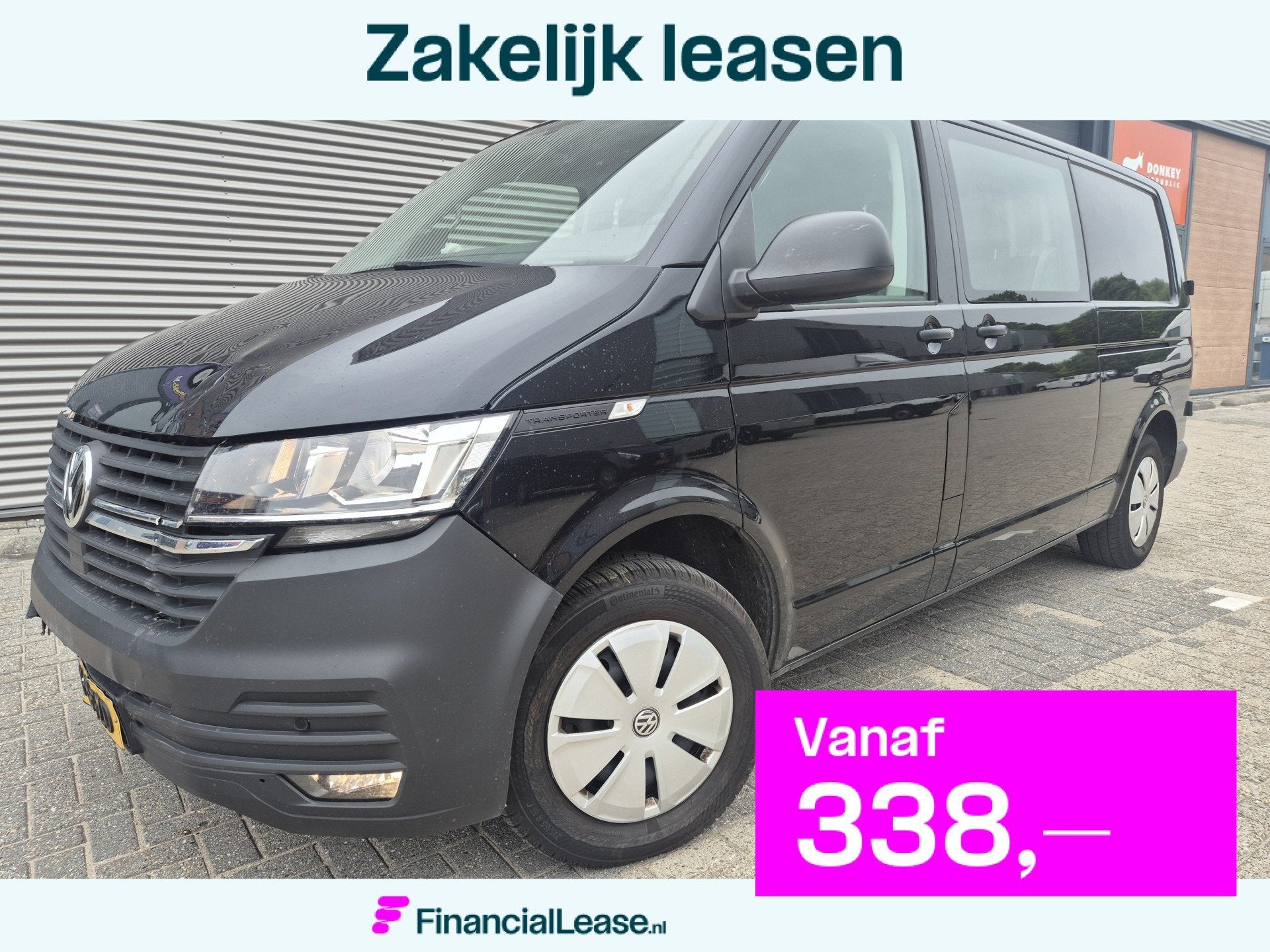 Volkswagen Transporter 2.0 TDI 150pk L2H1 30 DC lichte schad, Voorwielaandrijving, Dealer onderhouden, Stof, Euro 6
