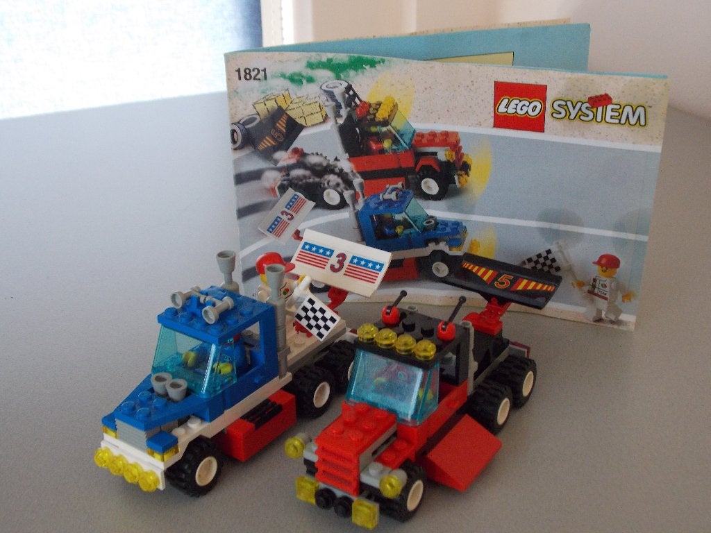 Lego vrachtwagens (rally racers) 1821, Overige thema's, Lego, Ophalen of Verzenden, Zo goed als nieuw