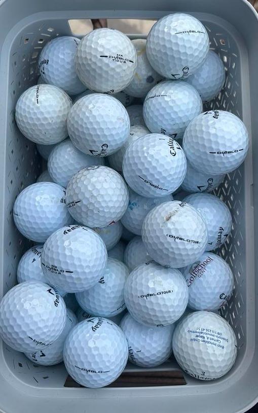 50 Callaway Diablo (tour) golfballen, Ophalen of Verzenden, Zo goed als nieuw, Bal(len), Callaway