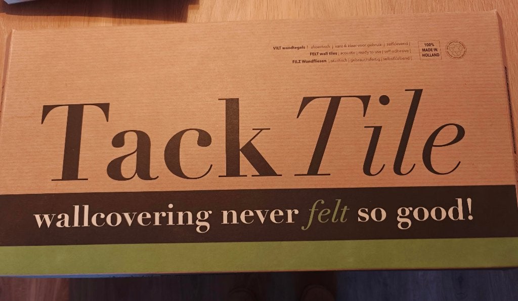 gezocht wandtegels van vilt merk TackTile, Wandtegels, Nieuw, Ophalen of Verzenden, Minder dan 5 m²