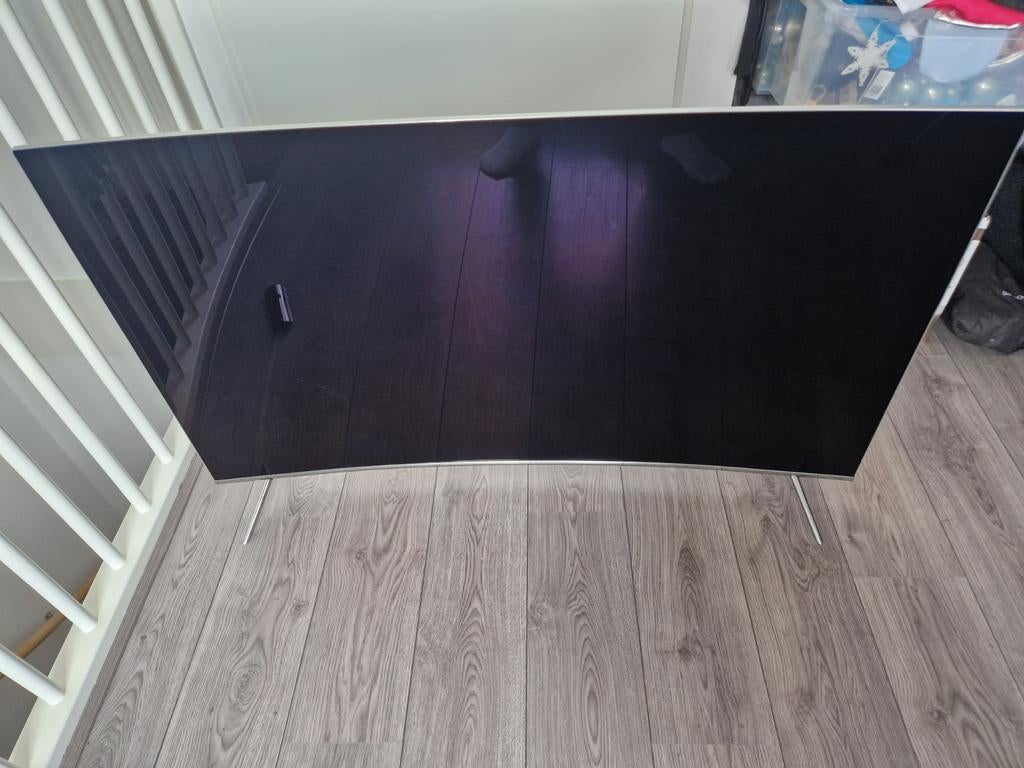 Samsung UE55KS7500SXXN Curved TV - Goede Conditie, Ophalen, LED, Zo goed als nieuw, Samsung