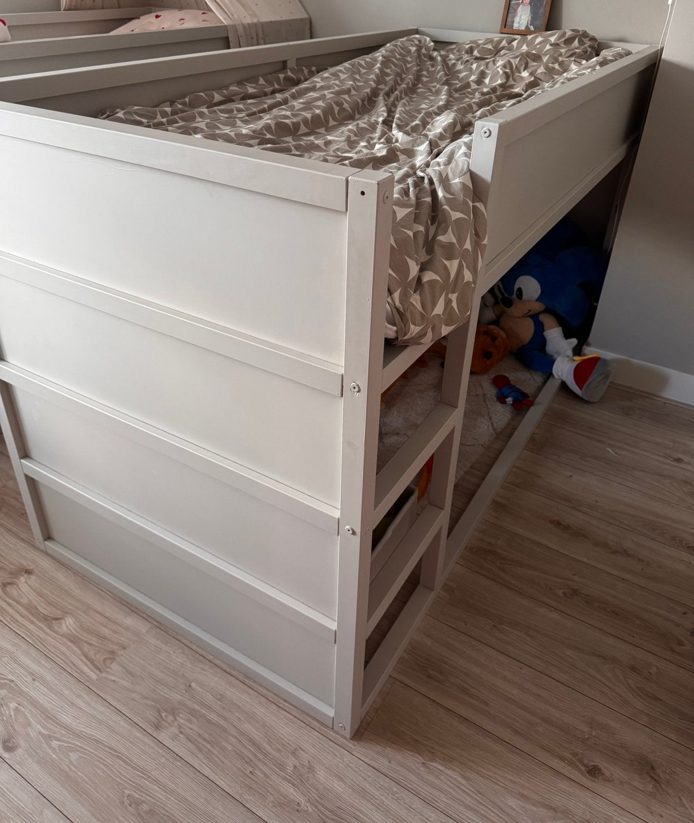 Kura keerbaar bed ikea 90x200, Kinderen en Baby's, Kinderkamer | Stapelbedden en Hoogslapers, Ophalen, Zo goed als nieuw, Hoogslaper