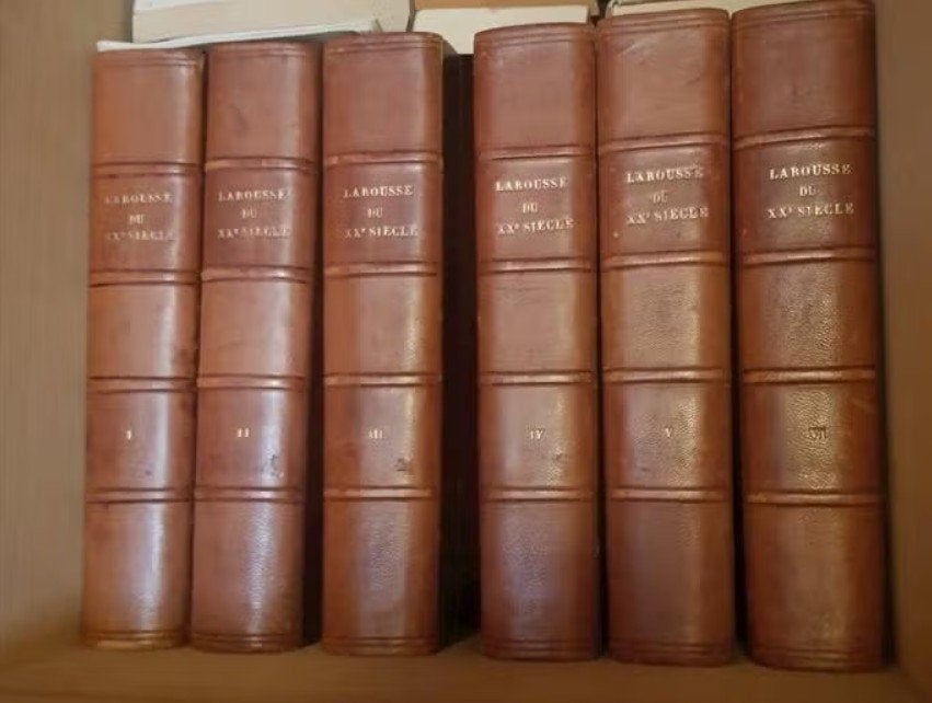 ENCYCLOPEDIE LAROUSSE DU XX SIECLE, Gelezen, Complete serie, Auge, Ophalen of Verzenden