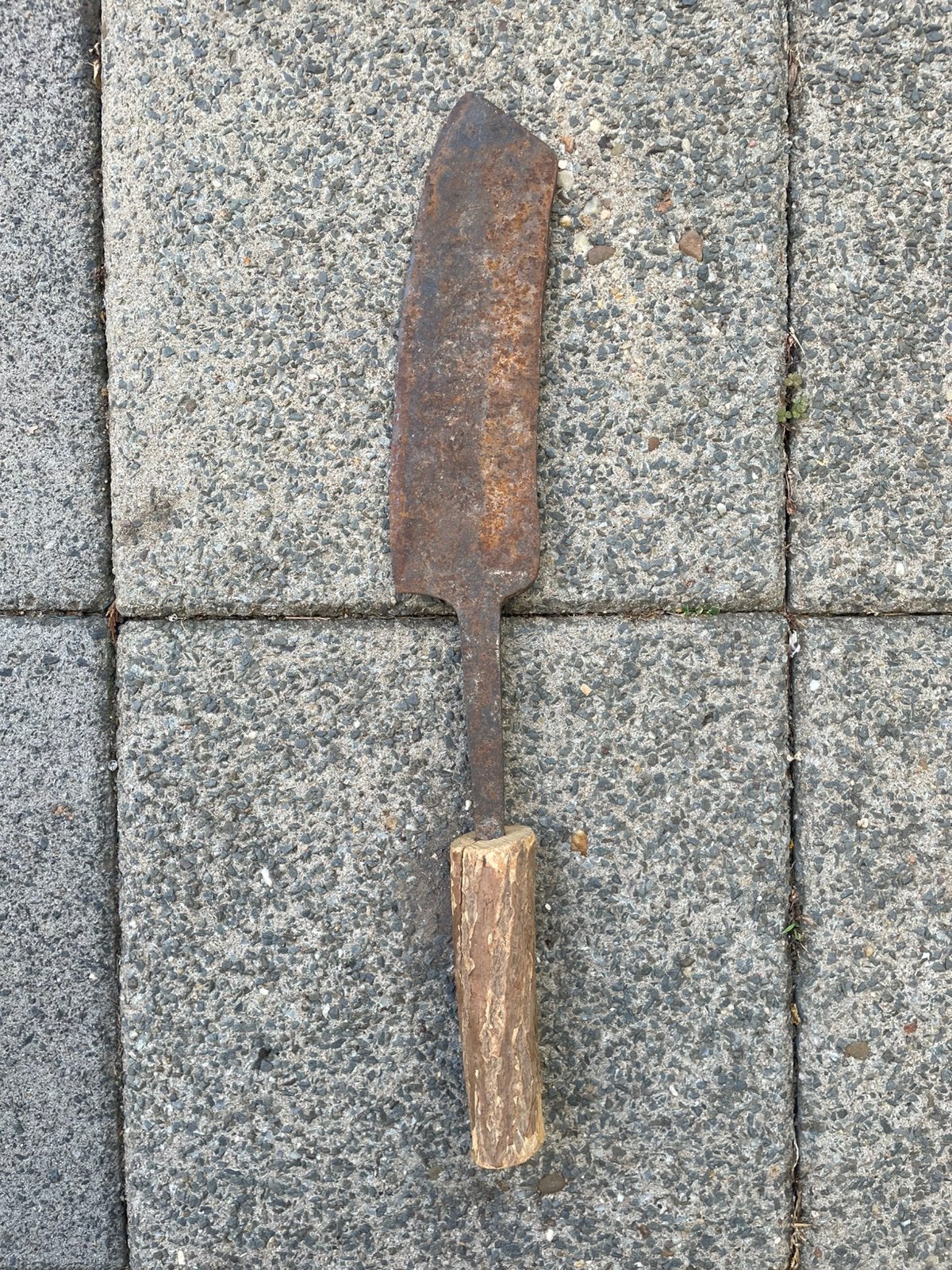 Antiek bietenmes, Ophalen of Verzenden