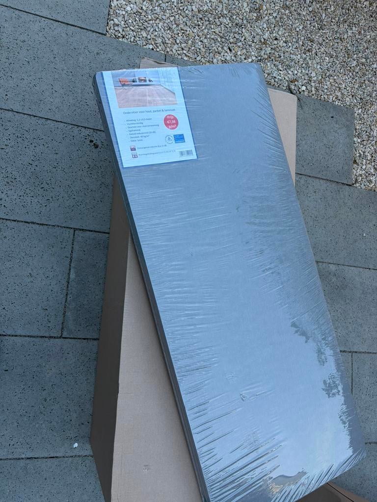 Ondervloer parket en laminaat 80m2, Doe-het-zelf en Verbouw, Vloerdelen en Plavuizen, Nieuw, Overige typen, Overige materialen