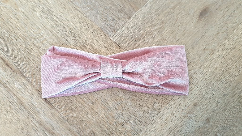 Haarband Velours Roze, Ophalen of Verzenden, Zo goed als nieuw, Overige typen