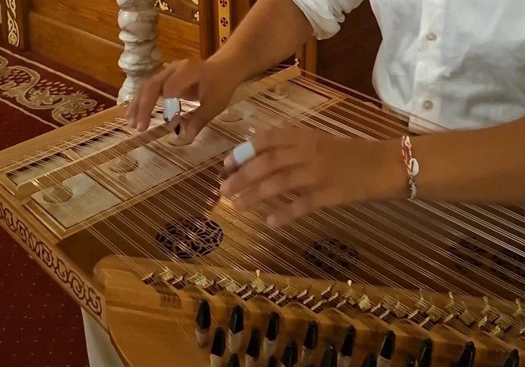Qanun / Kanun Traditoneel Muziekinstrument + Tas & Accessoir, Muziek en Instrumenten, Ophalen of Verzenden, Zo goed als nieuw