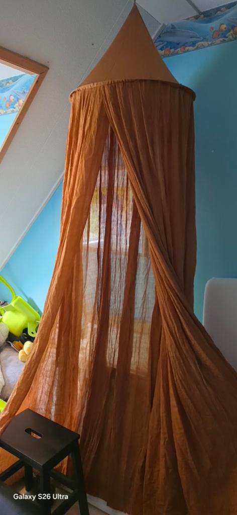 Mooie oranje klamboe voor kinder- of slaapkamer, Ophalen of Verzenden, Zo goed als nieuw, Klamboe