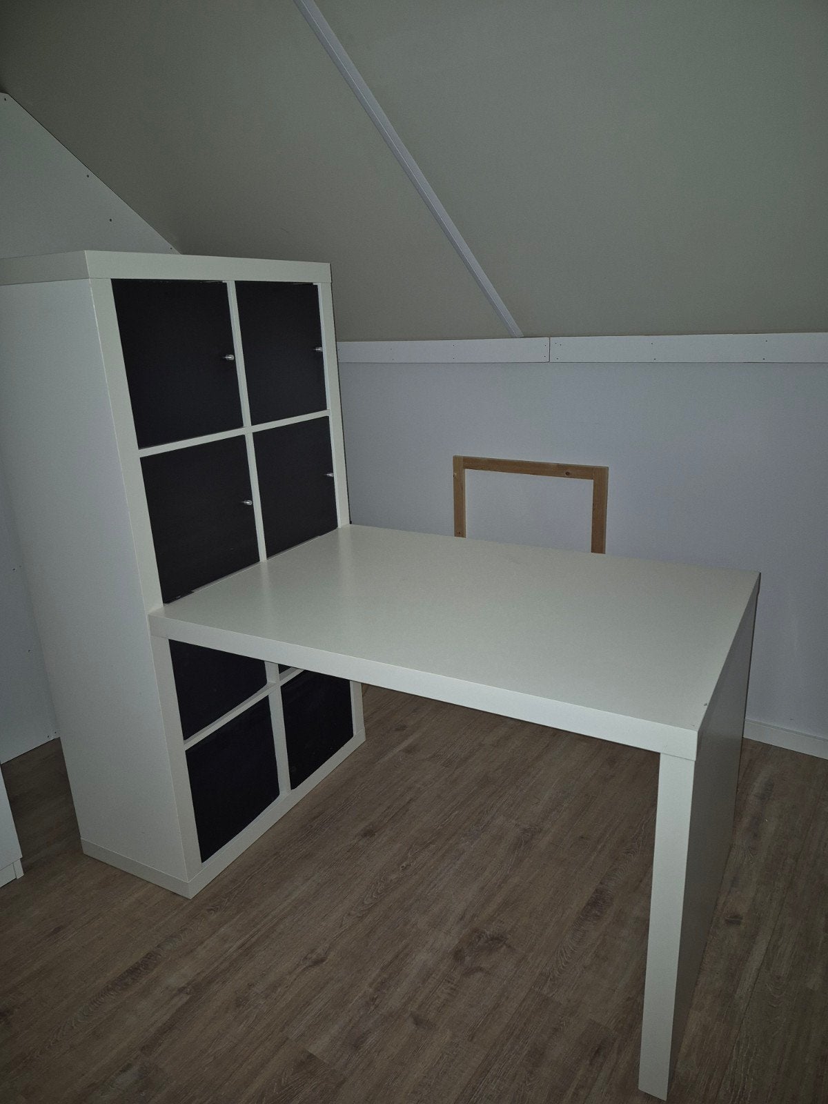 kallax kast met bureau van de IKEA, Ophalen, 154 cm, Zo goed als nieuw, IKEA