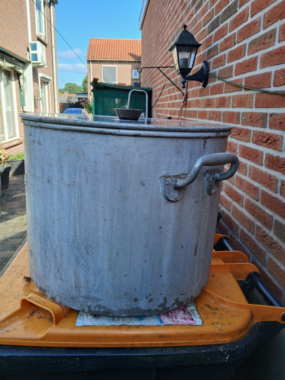 aluminium anker 6o l, Ophalen of Verzenden, Rond, Steen, Minder dan 30 cm