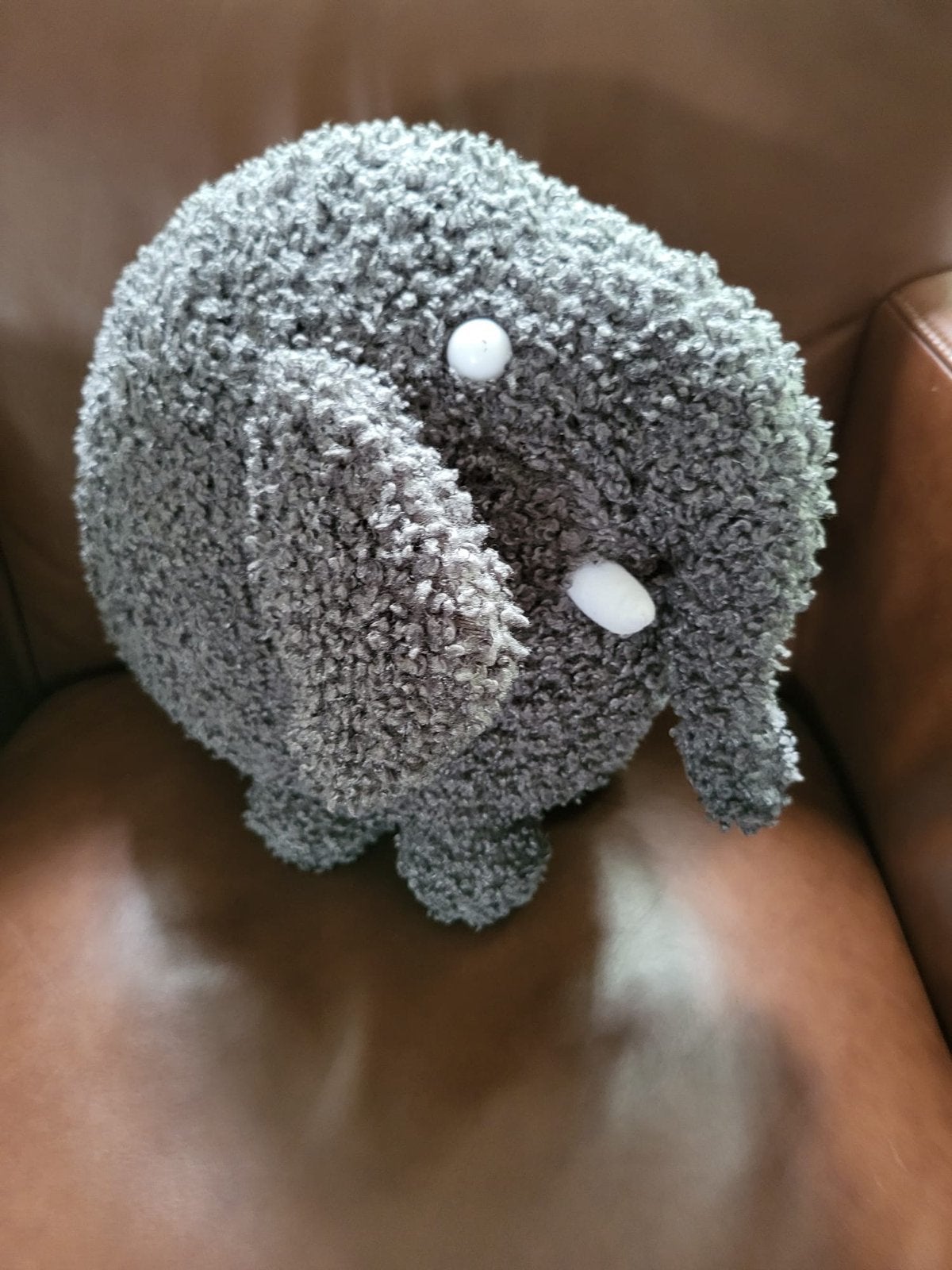 GROTE KNUFFEL OLLI. MASCOTTE FEYENOORD, Gebruikt, Overige merken, Overige karakters, Grijs