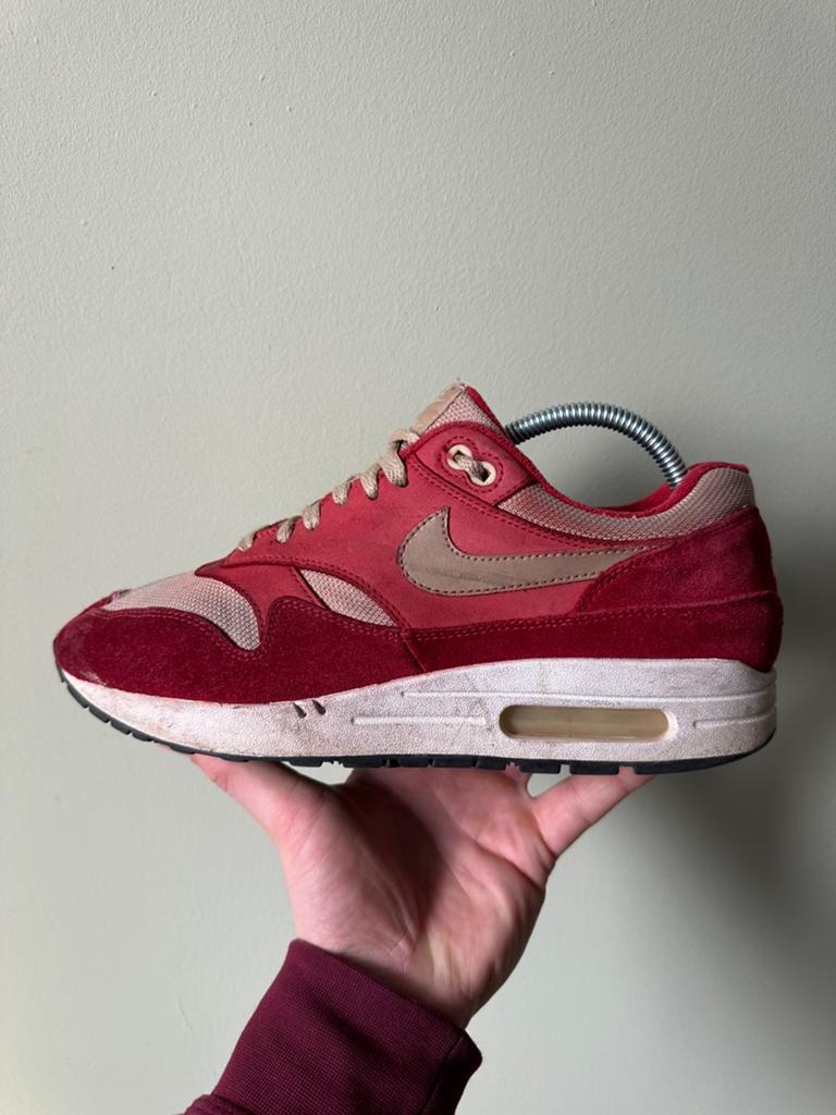 Nike Air Max 1 Red Curry / 42,5, Overige kleuren, Ophalen of Verzenden, Sneakers of Gympen, Zo goed als nieuw