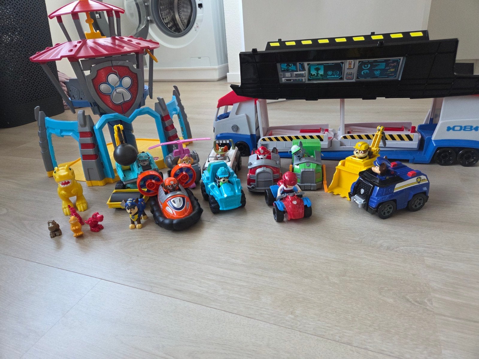 Paw Patrol Speelset met Voertuigen en Figuren, Ophalen, Gebruikt, Jongen of Meisje