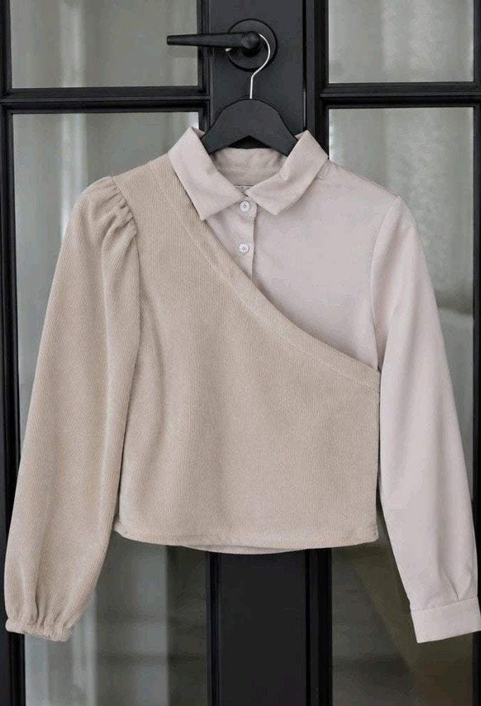 *NIEUW* Mooie aparte blouse, maat XS., Mango, Verzenden, Beige, Nieuw