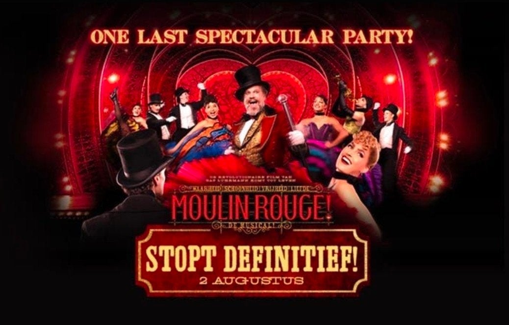 Moulin Rouge 3 tickets te koop, Tickets en Kaartjes, Theater | Toneel, Dans en Opera, Drie personen of meer, Juni