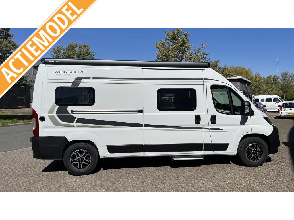 Weinsberg CaraBus 600 ME Lengtebedden! Super Aanbieding, Caravans en Kamperen, Automaat, Chemisch toilet, Ringverwarming, Fiat